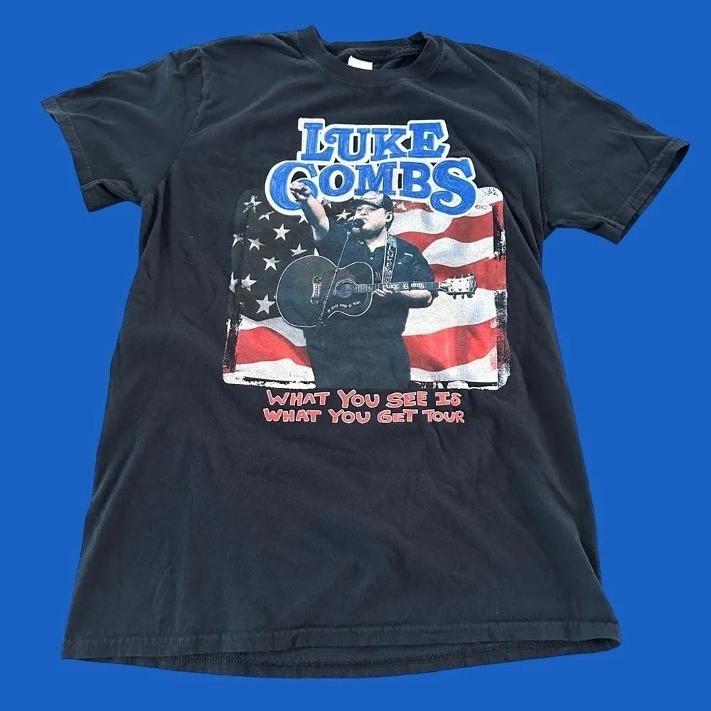 Luke Combs Size Medium 2020 Concert Tour T Shirt What You See Is What You Get M